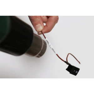 Brother Banda termocontractabila HSe-261E 31 mm Black on White