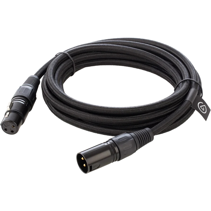 Cablu audio Elgato XLR 3-pin Male - XLR 3-pin Female, 3m, negru