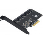 Adaptor Orico PES5-BK 1x PCI-E Male - 5x SATA 3.0