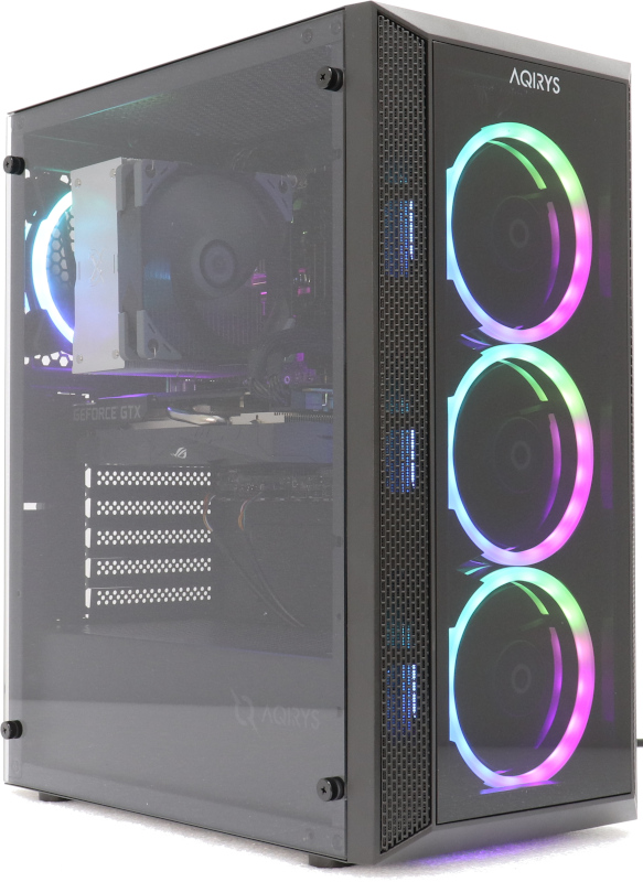 PC FirstGear Gaming Aegis, Intel i7-10700F 3.0GHz, 16GB DDR4, 500GB SSD, GTX 1660 6GB GDDR5, Iluminare RGB