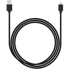 Cablu de date / adaptor Lamtech USB Male la microUSB Male, 2.1A 1 m, Black
