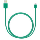 Cablu de date / adaptor Lamtech USB Male la microUSB Male, 2.1A 1 m, Green