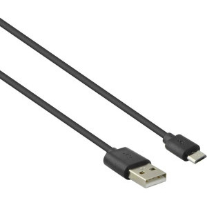 Lamtech USB Male la microUSB Male, 2.1A 2 m, Black