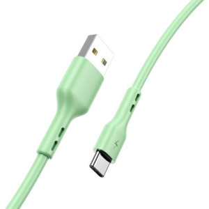 Lamtech USB Male la USB-C Male, 2.1A 1 m, Green