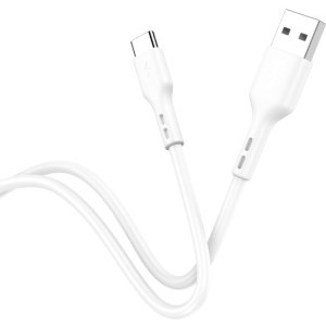 Lamtech USB Male la USB-C Male, 2.1A 2 m, White