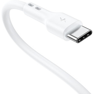 Lamtech USB Male la USB-C Male, 2.1A 2 m, White