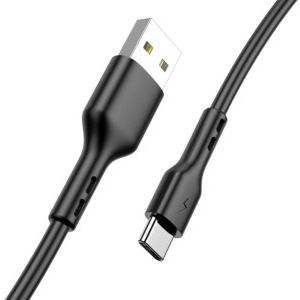 Lamtech USB Male la USB-C Male, 2.1A 3 m, Black