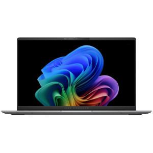 ASUS 15.6'' Vivobook S 15 OLED S5507QA, 3K 120Hz, Procesor Qualcomm Snapdragon X Elite X1E-78-100, 16GB LPDDR5X, 1TB SSD, Qualcomm Adreno, Win 11 Pro, Cool Silver