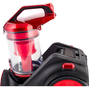 Daewoo fara sac, putere 800 W, 1.5 L, 140 W, aspiratie ciclonica, perie standard + 2 perii mici, Rosu