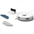 Aspirator robot Rowenta X-Plorer S75 Animal & Allergy RR8567WH, 31W, curatare 4 in 1, sistem Smart Aqua Power, 0.3L, recipient apa 0.3L, 3 senzori de cadere, statie de incarcare, Alb, Li-Ion, 2700Pa