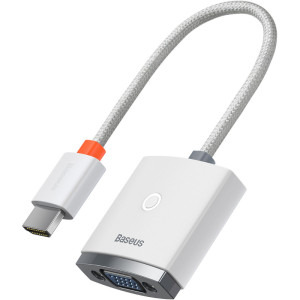 Baseus Lite, 1x HDMI Male - 1x VGA Female, 0.2 m, alb