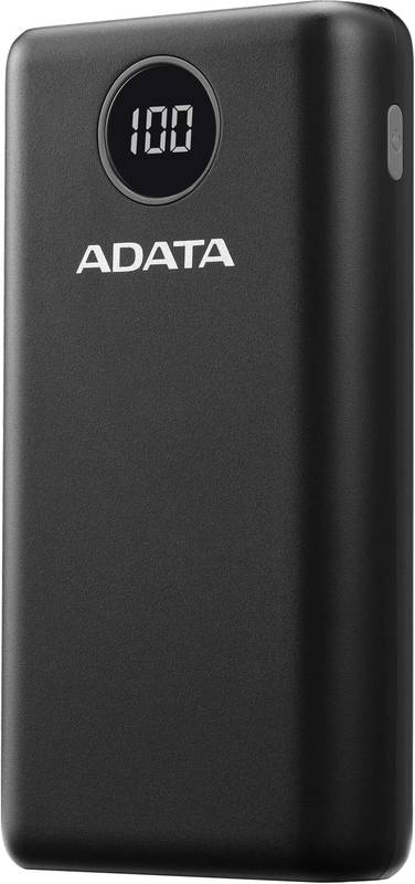 Baterie externa ADATA P20000QCD, 20000 mAh, 2x USB, 1x USB-C, 3A, Quick Charge 3.0, Black