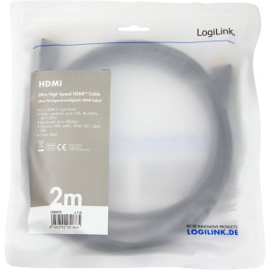 Logilink HDMI Male - HDMI Male, v2.1, 5m, negru