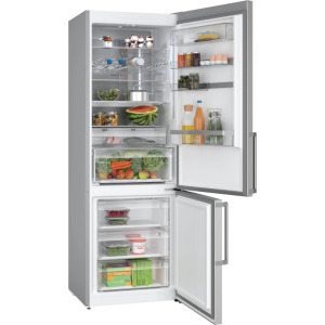 Bosch KGN49AICT, 440 L, NoFrost, MultiAirFlow, Clasa C, 203 cm, Inox
