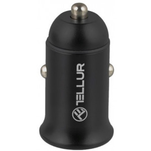 Tellur PD60W, 60W, 1x USB, 1x USB-C, QuickCharge 3.0, Black