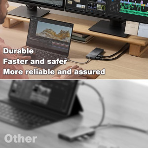 DELL Docking WD19TBS, Thunderbolt, putere incarcare 180W, suport conectare pana la 3 monitoare, Gigabit LAN, USB-C