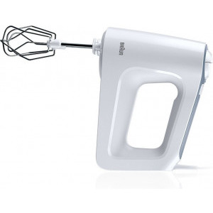 Braun Mixer de mana HM3105WH, 500W, 0.6L, Alb/Gri