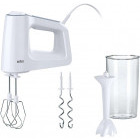 Braun Mixer de mana HM3105WH, 500W, 0.6L, Alb/Gri