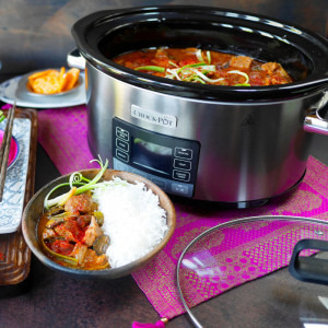Crock-Pot Slow cooker CSC066X-01, 240W, 5.6L, Inox/Negru