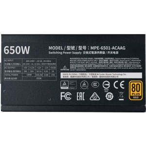 Cooler Master MWE Gold 650 V2, 80+ Gold, 650W