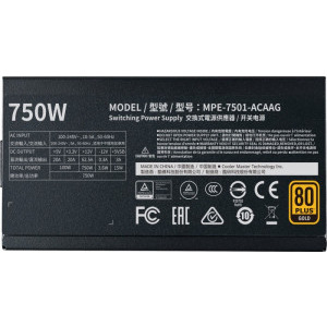 Cooler Master MWE Gold 750 V2, 80+ Gold, 750W