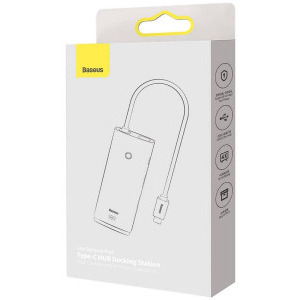 Baseus MultiPort Hub WKQX050001, USB Tip C, 6-in-1, redare 4K
