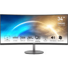 Monitor LED MSI Pro MP341CQ Curbat 34 inch UWQHD VA 1 ms 100 Hz FreeSync