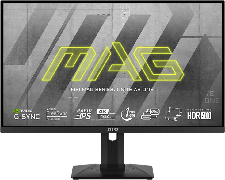 Monitor LED MSI Gaming MAG 274UPF 27 inch UHD IPS 1 ms 144 Hz USB-C HDR FreeSync Premium & G-Sync Compatible