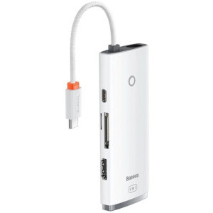 Baseus MultiPort Hub WKQX050102, USB Tip C, 6-in-1, redare 4K