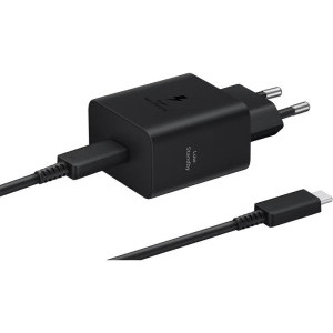 Samsung Power Adapter, negru, 1x USB-C, Fast Charge 45W + cablu USB-C