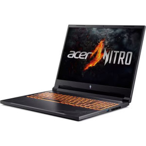 Acer Gaming 16'' Nitro V16 ANV16-71, WUXGA IPS 165Hz, Procesor Intel® Core™ i5 14450HX (20M Cache, up to 4.80 GHz), 16GB DDR5, 512GB SSD, GeForce RTX 4060 8GB, No OS, Obsidian Black