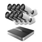 Kit Supraveghere MILESIGHT TECHNOLOGY MS-N1008-UPC + 8 Camere MS-C2964-UPD