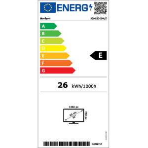 Horizon 32HL6300H/D Seria HL6300H/D 80cm negru HD Ready
