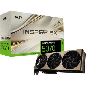 MSI GeForce RTX 5070 INSPIRE 3X OC 12GB GDDR7 192-bit DLSS 4.0