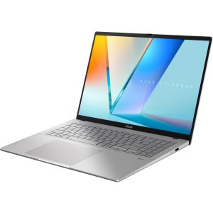 ASUS 16'' Vivobook S16 M3607HA, WUXGA 144Hz, Procesor AMD Ryzen™ 7 260 (16M Cache, up to 5.10 GHz), 16GB DDR5, 1TB SSD, AMD Radeon 780M, No OS, Cool Silver