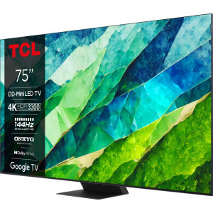 TCL Smart TV Mini LED 75C855 Seria C855 189cm 4K UHD HDR
