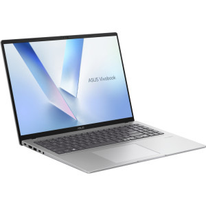 ASUS 16'' Vivobook 16 X1607QA, WUXGA, Procesor Qualcomm Snapdragon X X1-26-100, 16GB LPDDR5X, 1TB SSD, Qualcomm Adreno, Win 11 Home, Cool Silver