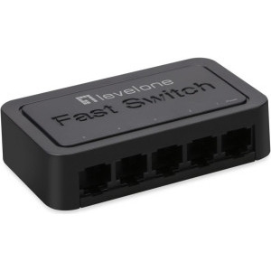 Switch LevelOne FEU-0512 Black