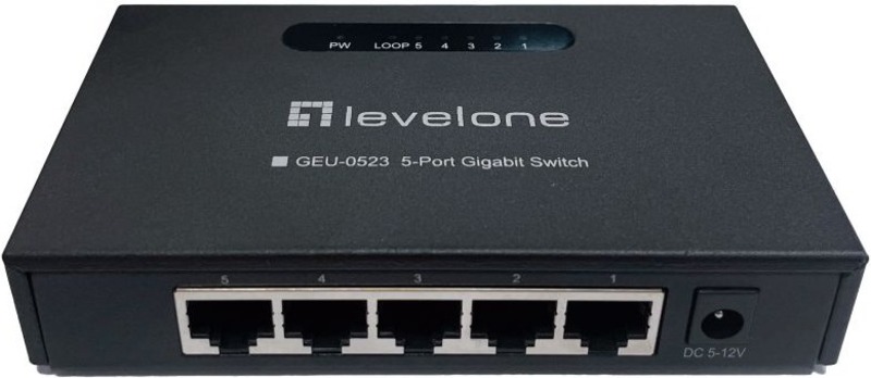 Switch LevelOne Gigabit GEU-0523