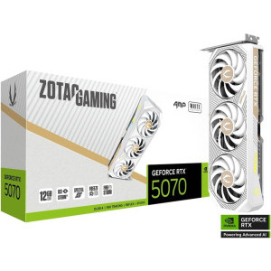 Zotac GeForce RTX 5070 AMP White Edition 12GB GDDR7 192-bit DLSS 4.0