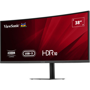 ViewSonic VA3820C Curbat 37.5 inch UWQHD+ IPS 4.8 ms 75 Hz USB-C HDR