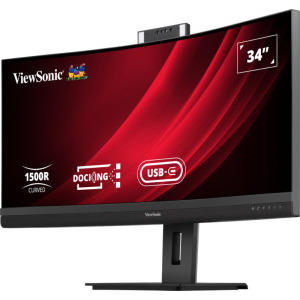 ViewSonic VG3457CV Curbat 34 inch UWQHD VA 5 ms 100 Hz Webcam USB-C
