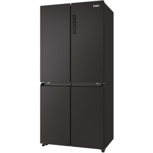 Haier HCR3818ENPT, 467 L, Clasa E, Total No Frost, Air Surround, Fresher Tech, Control electronic, 181 cm, Negru