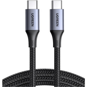 Cablu de date / adaptor Ugreen US535, USB-C Male la USB-C Male, 240 W, 2 m, Black
