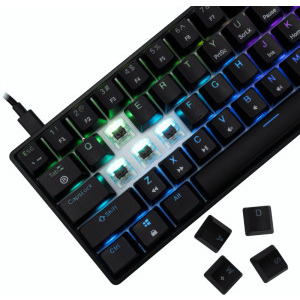White Shark SHINOBI v2 Outemu Brown Switch Mecanica Black