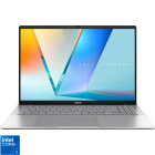 Laptop ASUS 16'' Vivobook S16 S3607VA, WUXGA 144Hz, Procesor Intel® Core™ 5 210H (12M Cache, up to 4.80 GHz), 16GB DDR5, 1TB SSD, Intel Graphics, No OS, Cool Silver