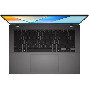 ASUS 14'' Vivobook S14 M3407GA, WUXGA OLED, Procesor AMD Ryzen™ AI 7 445 (8M Cache, up to 4.6 GHz), 32GB DDR5, 1TB SSD, AMD Radeon 840M, No OS, Matte Gray