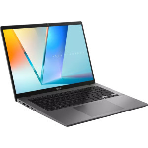 ASUS 14'' Vivobook S14 M3407GA, WUXGA OLED, Procesor AMD Ryzen™ AI 7 445 (8M Cache, up to 4.6 GHz), 16GB DDR5, 1TB SSD, AMD Radeon 840M, No OS, Matte Gray
