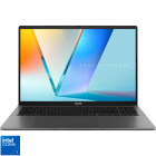 Laptop ASUS 16'' Vivobook S16 S3607VA, WUXGA 144Hz, Procesor Intel® Core™ 7 240H (24M Cache, up to 5.20 GHz), 16GB DDR5, 1TB SSD, Intel Graphics, No OS, Matte Gray
