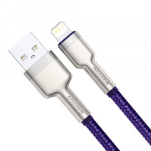 Baseus Cafule Metal, CALJK-A05, USB Male la Lightning Male, 1 m, Purple